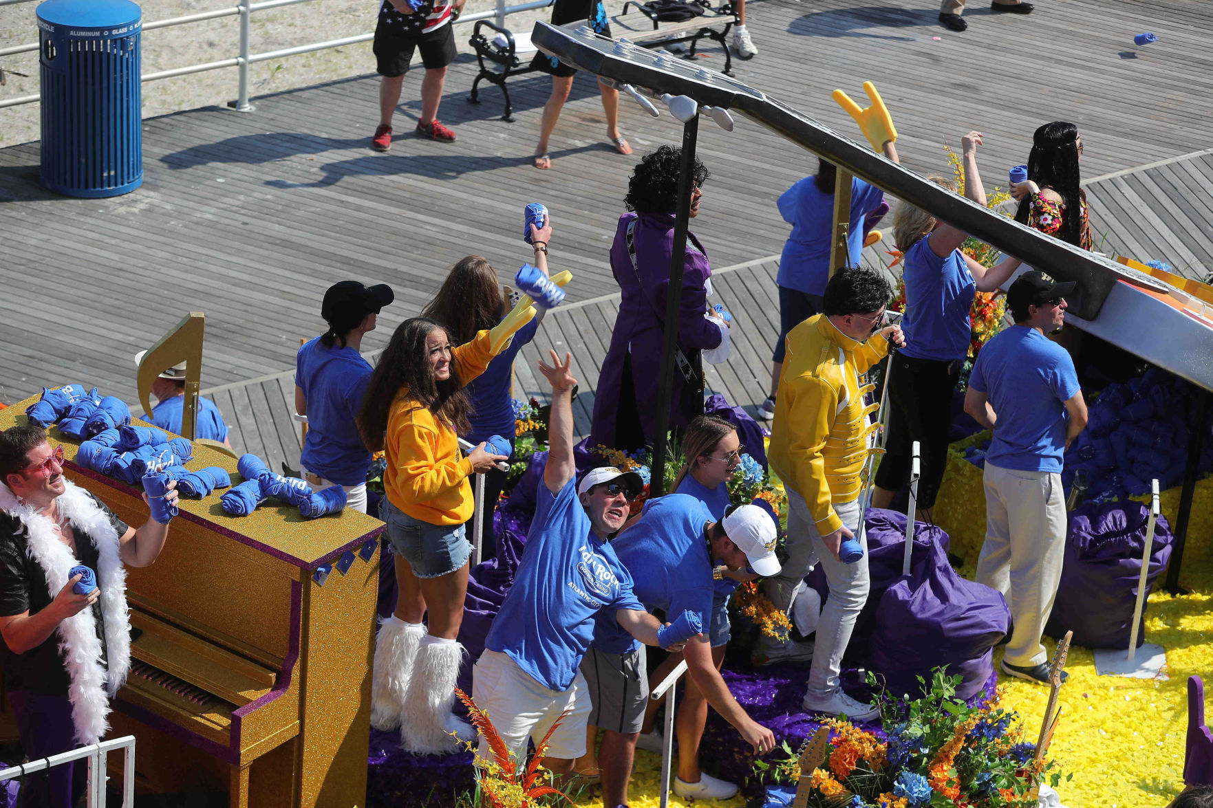 Hard Rock celebrated its one-year anniversary with Boardwalk parade
